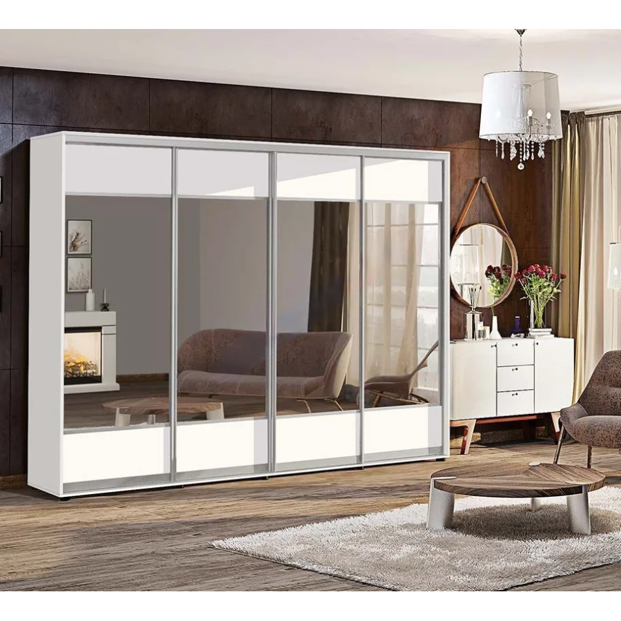 Sliding wardrobe 3.2 m "Model 1" four-door order